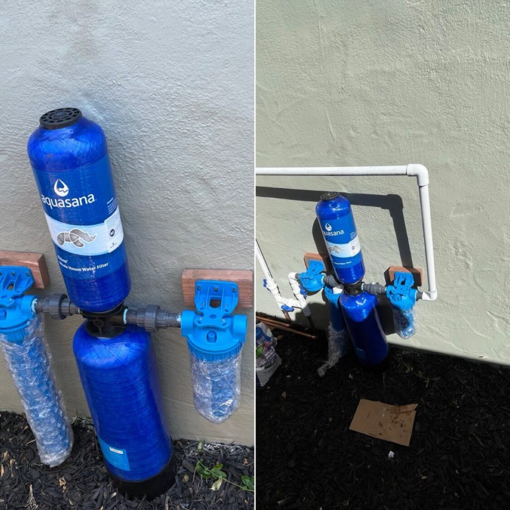 cheap water filter installation