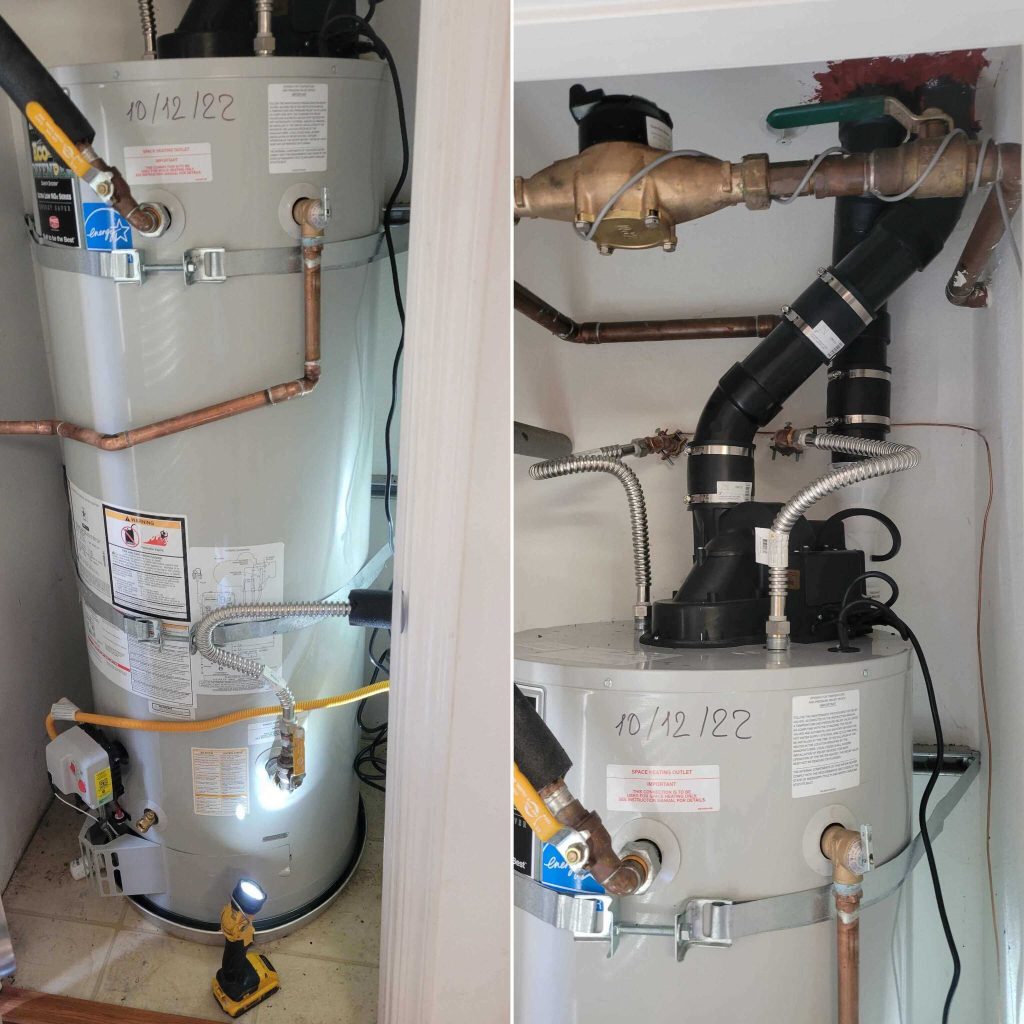 fixing supply line for water heater plumbers Cupertino