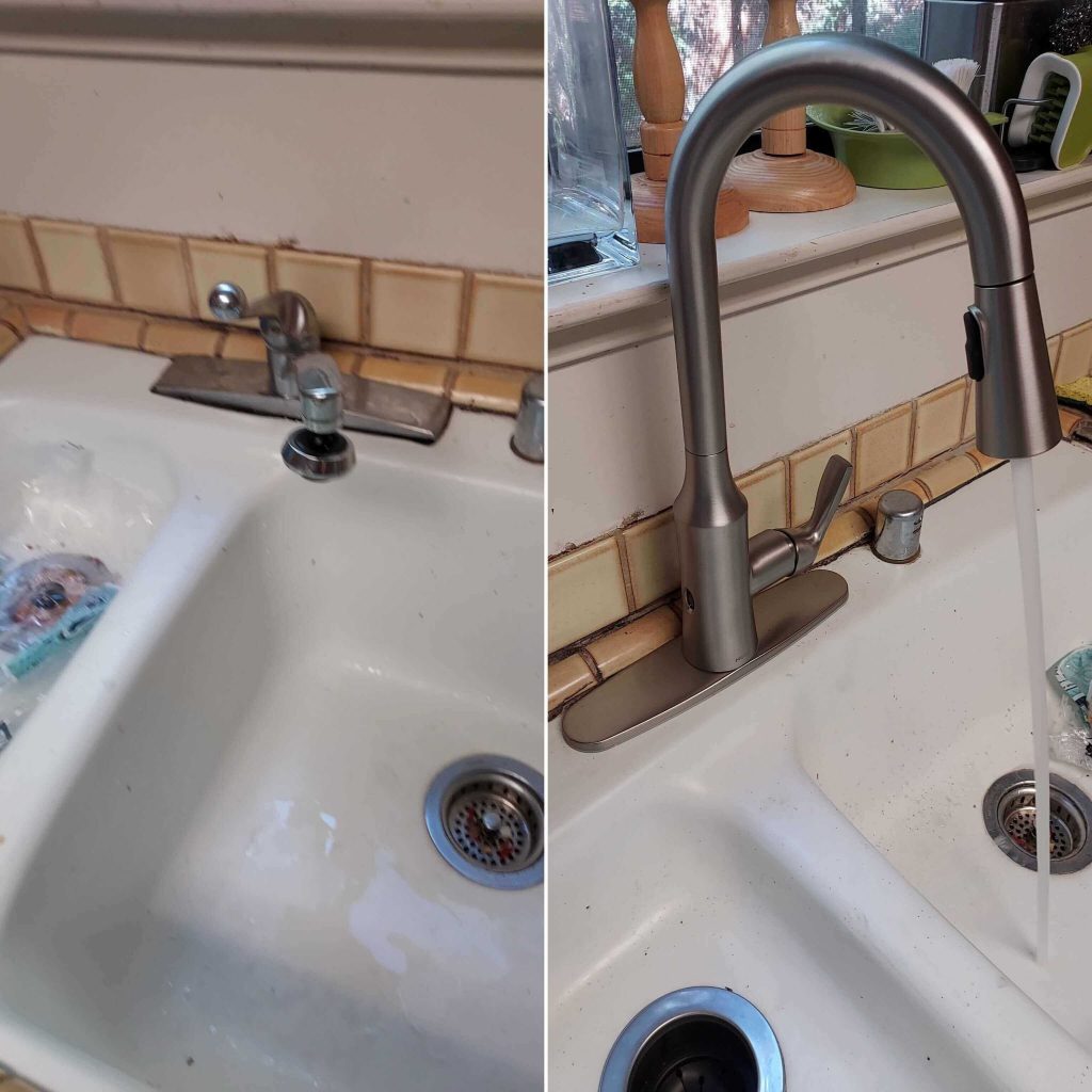 kitchen faucet replacement services plumbers Cupertino