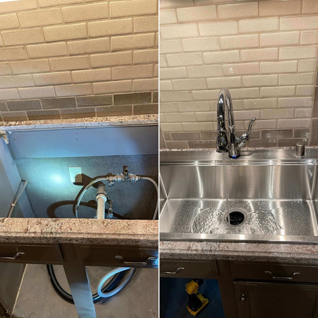 kitchen sink installation plumbers in Cupertino