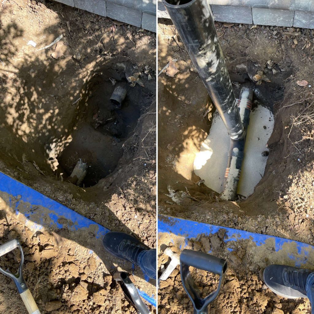 leaking sewer pipe repair Cupertino plumbers
