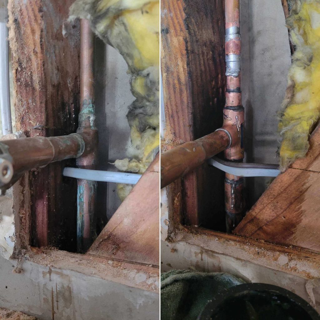 leaking water line Cupertino plumbers