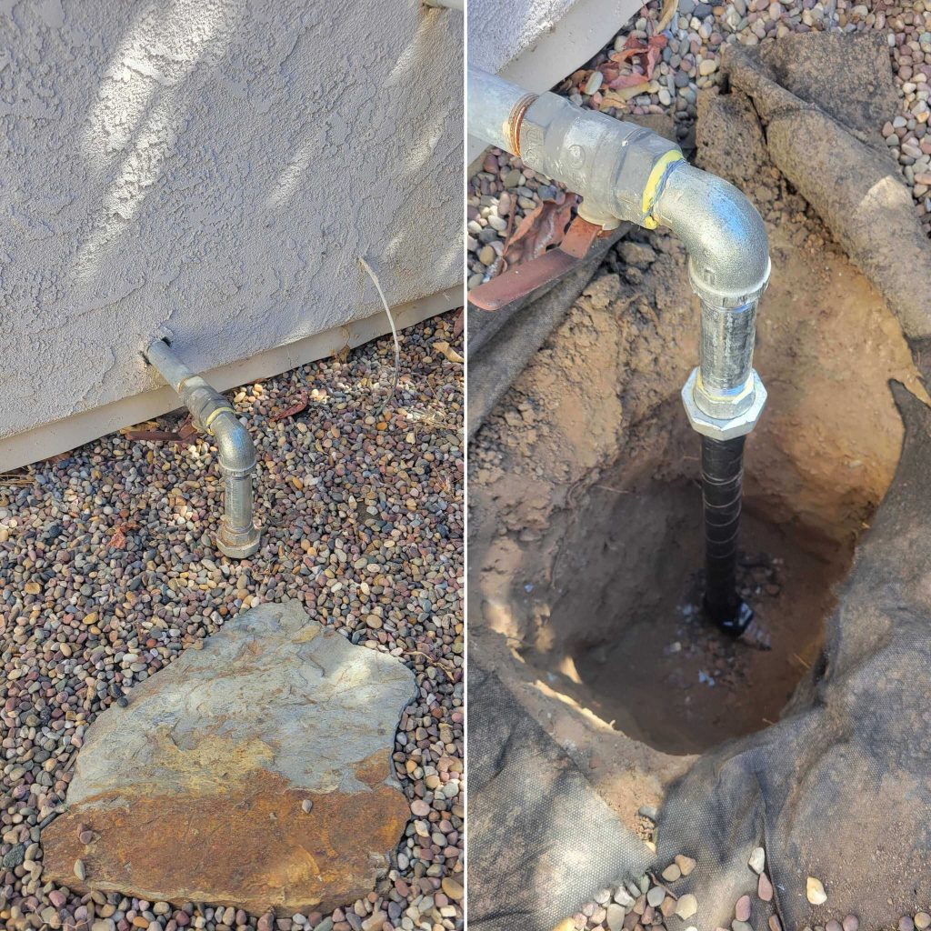 leaking water pipe repair in Cupertino plumbing