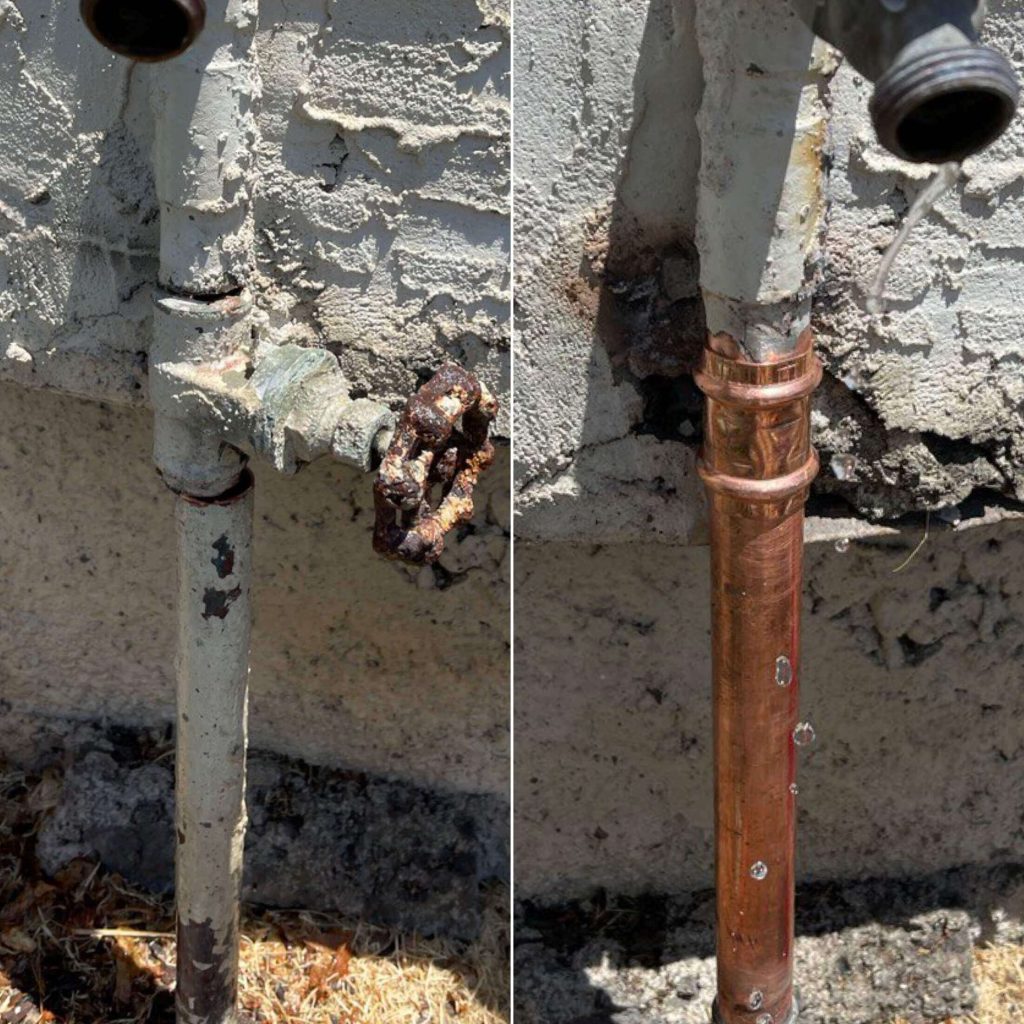 leaking water pipes repair plumbers in Cupertino