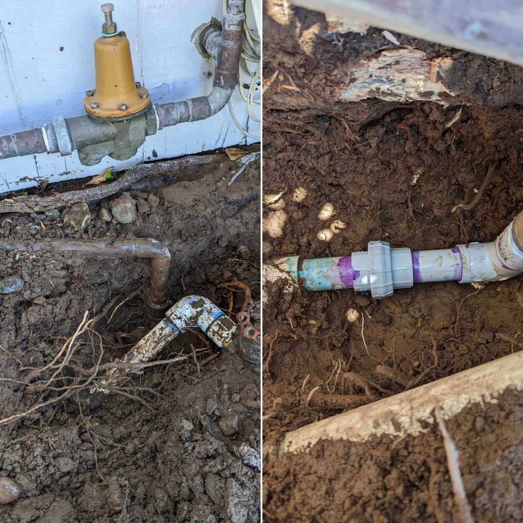 water leaking pipe replacement plumbers in Cupertino
