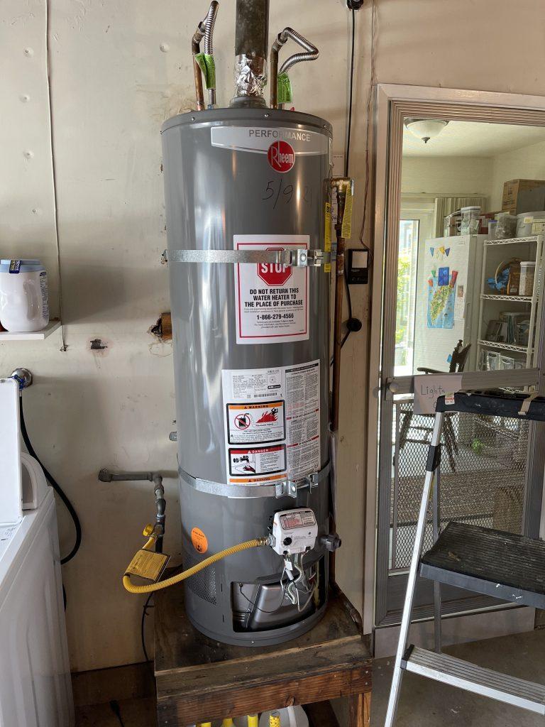 Detailed image of an East Palo Alto water heater undergoing repair, highlighting our quality service