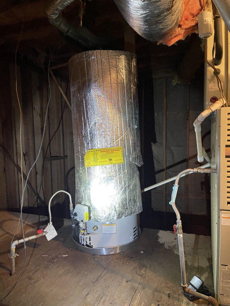 Up-close image of an East Palo Alto water heater being repaired in a nearby residence, showing our trusted and close-at-hand services