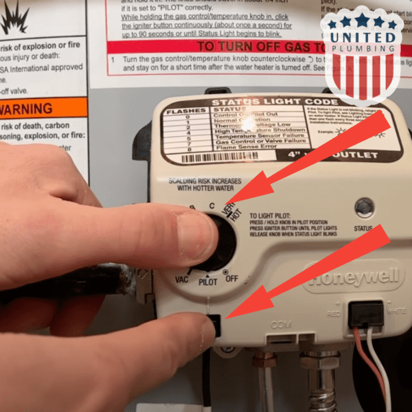 How To Turn On The Gas Water Heater Pilot Light | United Plumbing Blog