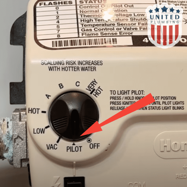 Locate the pilot light assembly