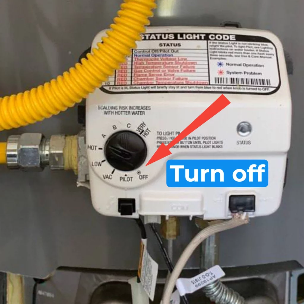 How To Turn Off Gas Water Heater