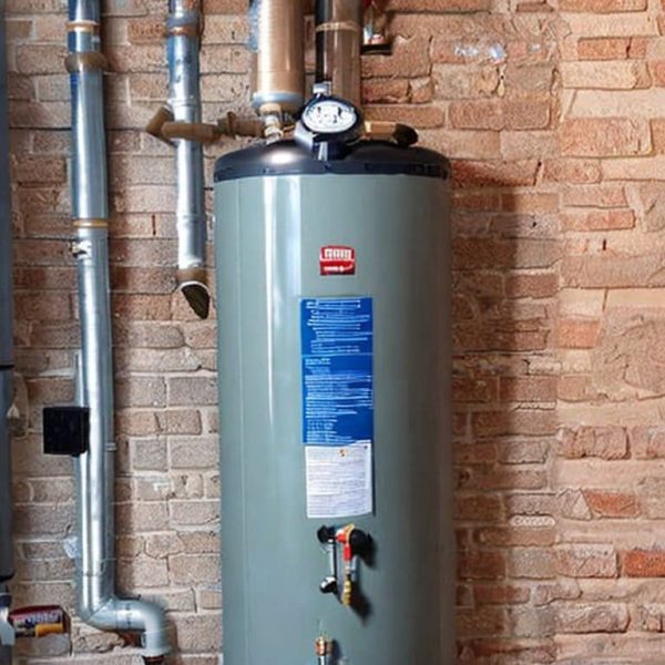 Installation of a water heater in an East Palo Alto residence