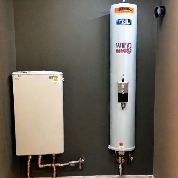 Indulge in ultimate comfort with United Plumbing's 40-gallon gas water heater in Los Altos