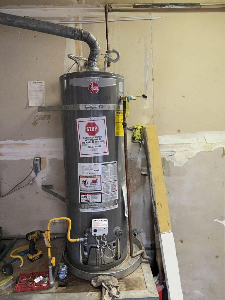 Hot water heater in Los Altos Hills