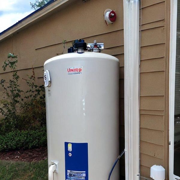 Indulge in ultimate comfort with United Plumbing's 40-gallon gas water heater in Mountain View
