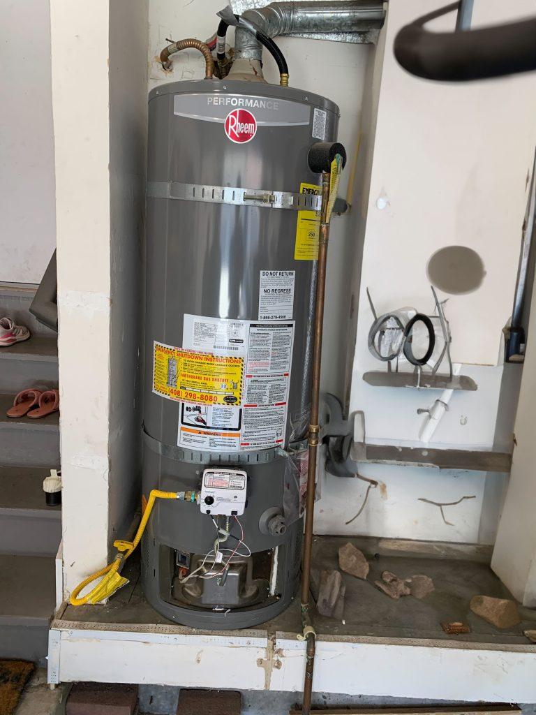 Gas water heater in Palo Alto