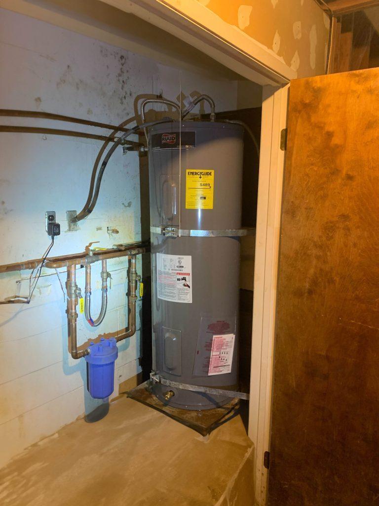 Electric water heater replacement in San Jose