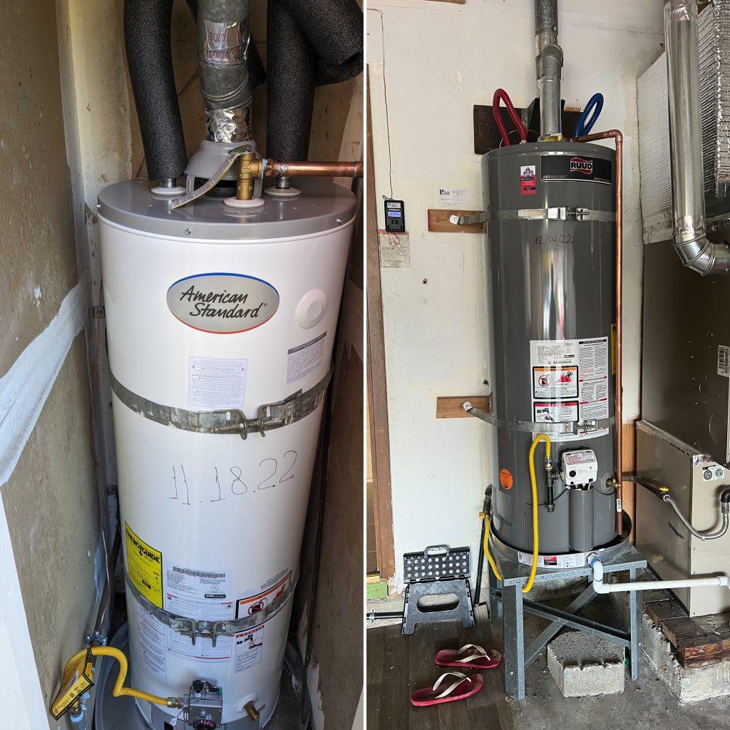 Burlingame 40-gallon electric water heater repair | United Plumbing