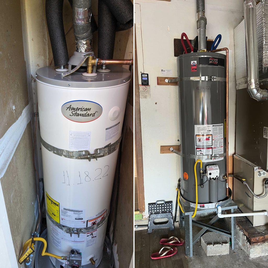 40-Gallon Electric Water Heater Services by United Plumbing in Burlingame