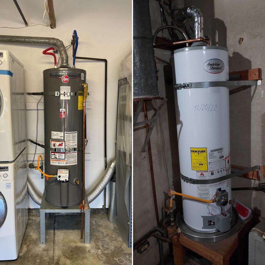 Burlingame 50 gallon electric water heater installation | United Plumbing
