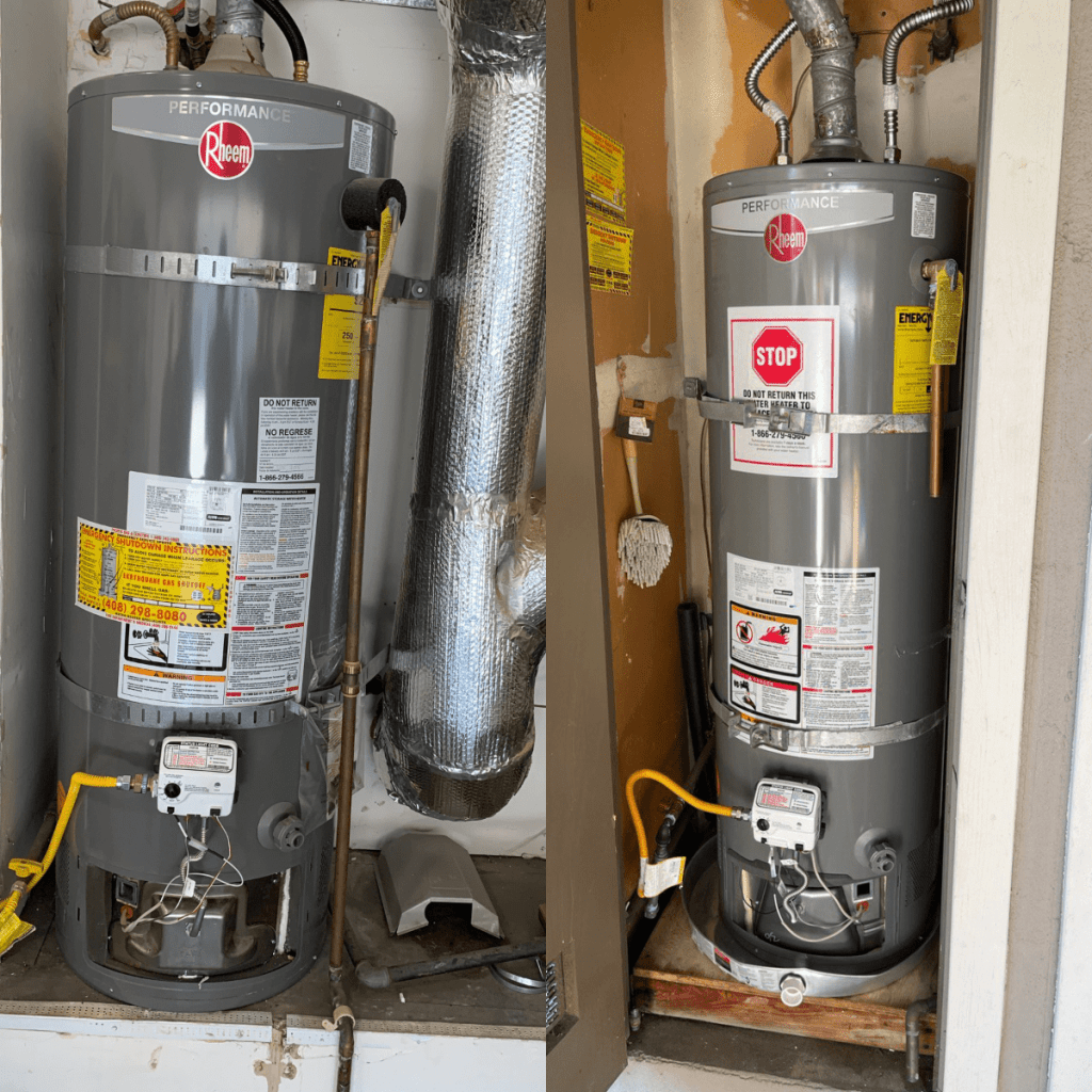 Rheem water heater in Campbell