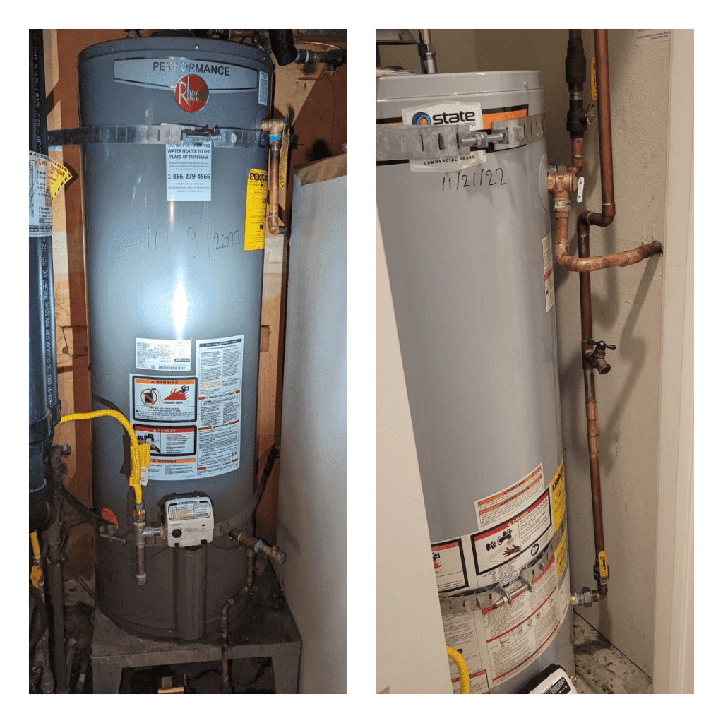 Hot water heater repair in Cupertino