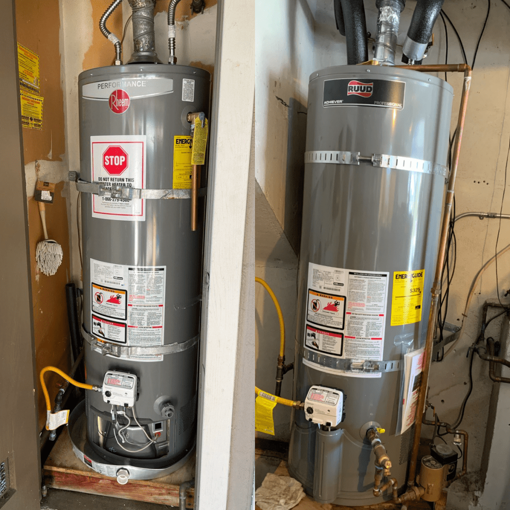 Experience unrivaled comfort and efficiency with United Plumbing's top-of-the-line A.O. Smith water heater in Cupertino