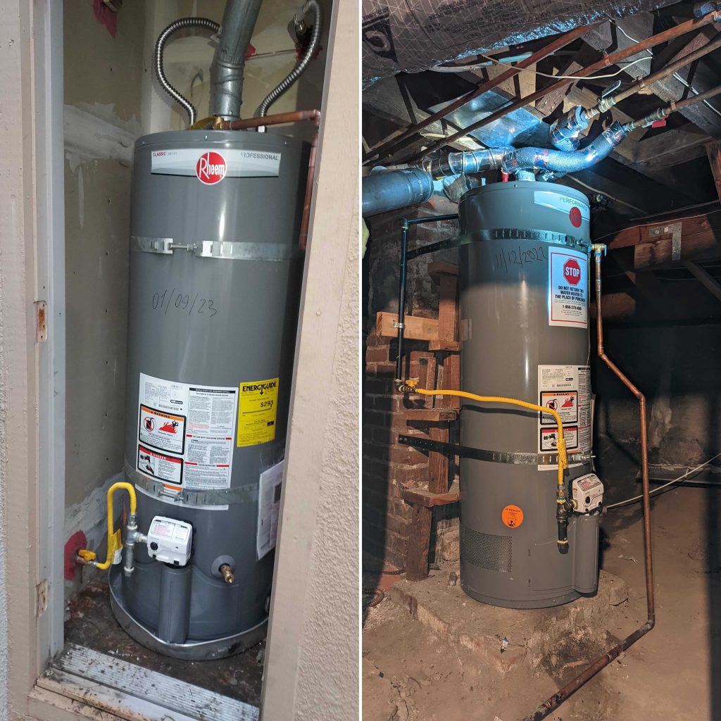 Daly City 40 gallon gas water heater installation | United Plumbing