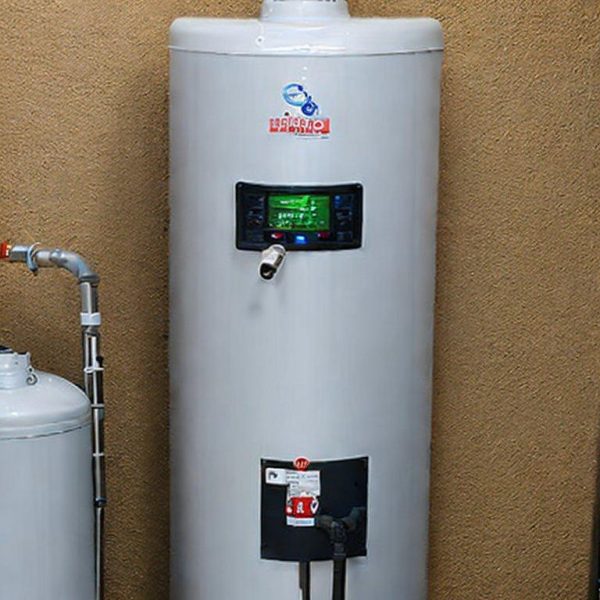 Water heater unit in use at an East Palo Alto residence