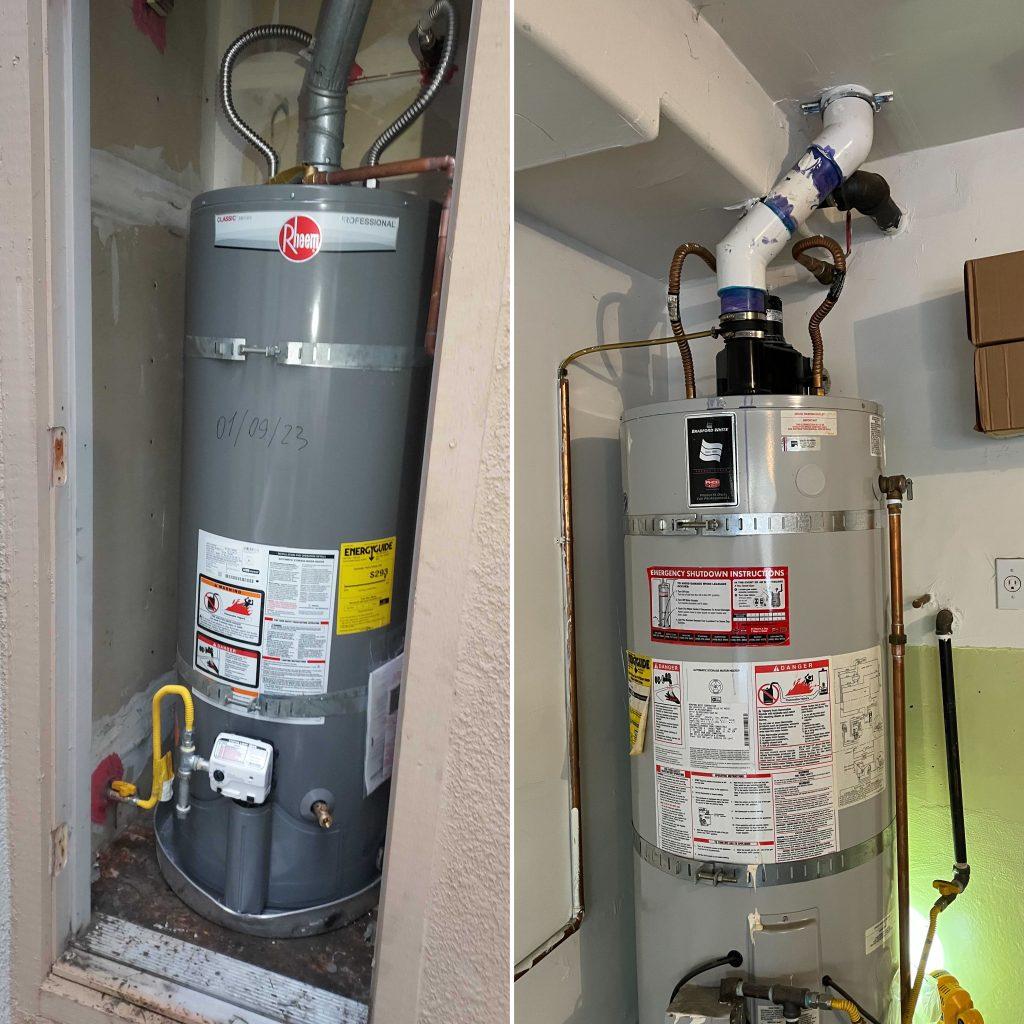 Hillsborough 40-gallon electric water heater installation | United Plumbing