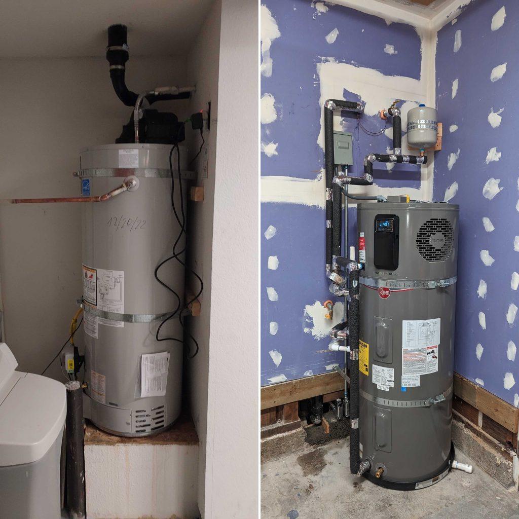 Hillsborough 50 gallon electric water heater installation | United Plumbing