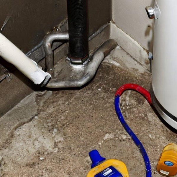 Leaking water heater problem in a Los Altos Hills household