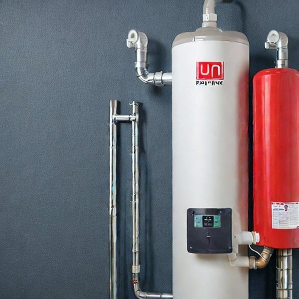 Water heater system present in a Los Gatos residence