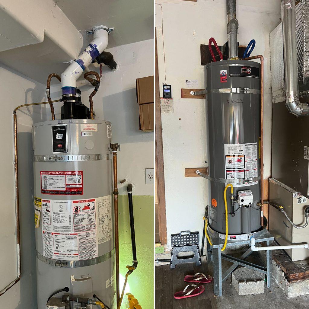 Menlo Park 40 gallon gas water heater installation | United Plumbing