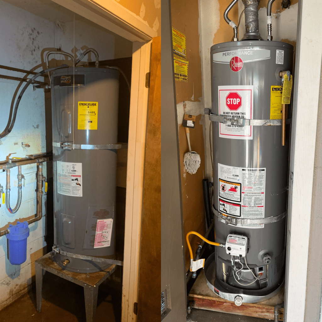 Step into a world of comfort with United Plumbing's premium A.O. Smith water heater in Milpitas