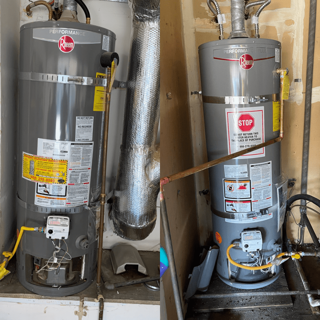 Rheem water heater in Mountain View