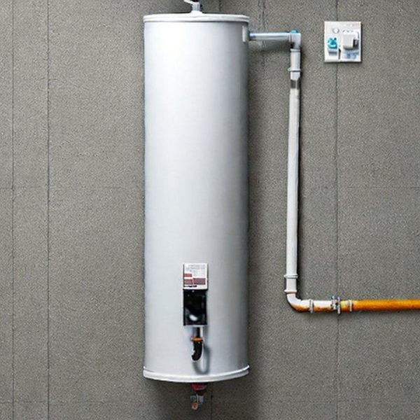 Water heater system installed in a Palo Alto residence