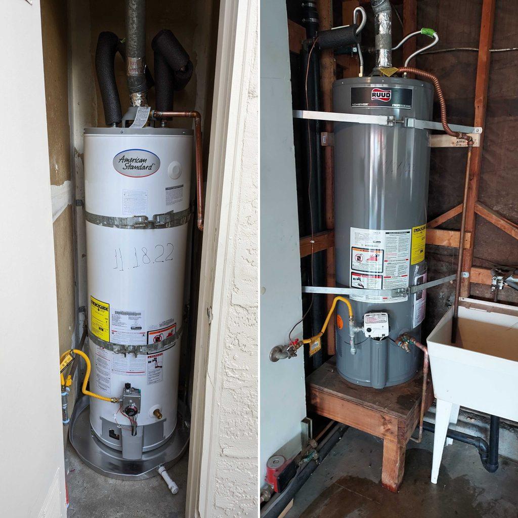 San Carlos 40 gallon water heater installation | United Plumbing