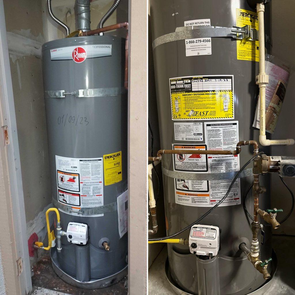 San Carlos Bradford White water heater installation | United Plumbing
