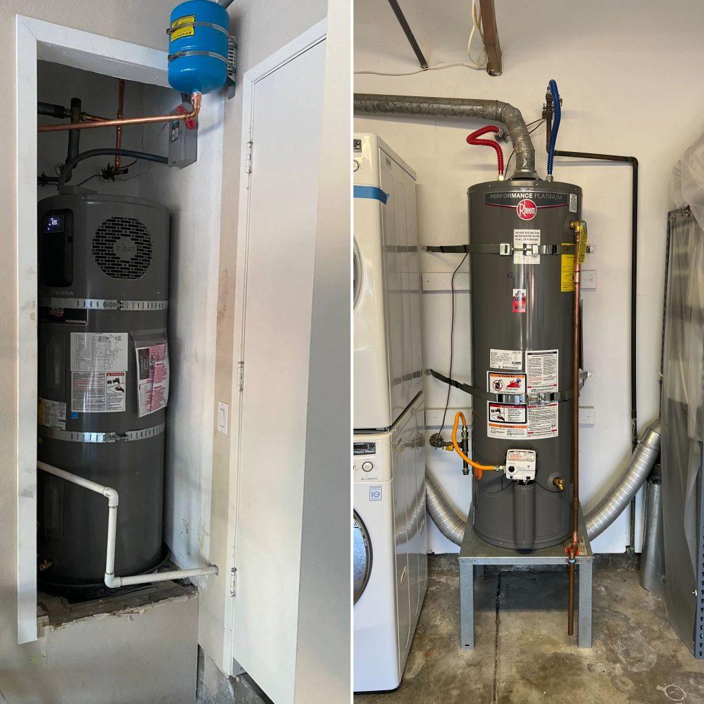 San Mateo 40 gallon water heater installation