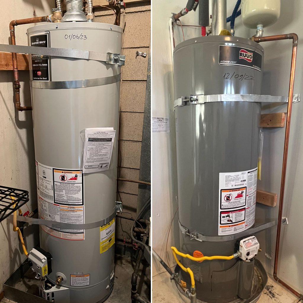 San Mateo Bradford White water heater installation | United Plumbing