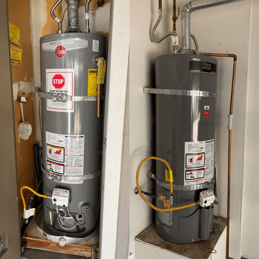 Rheem water heater in Saratoga