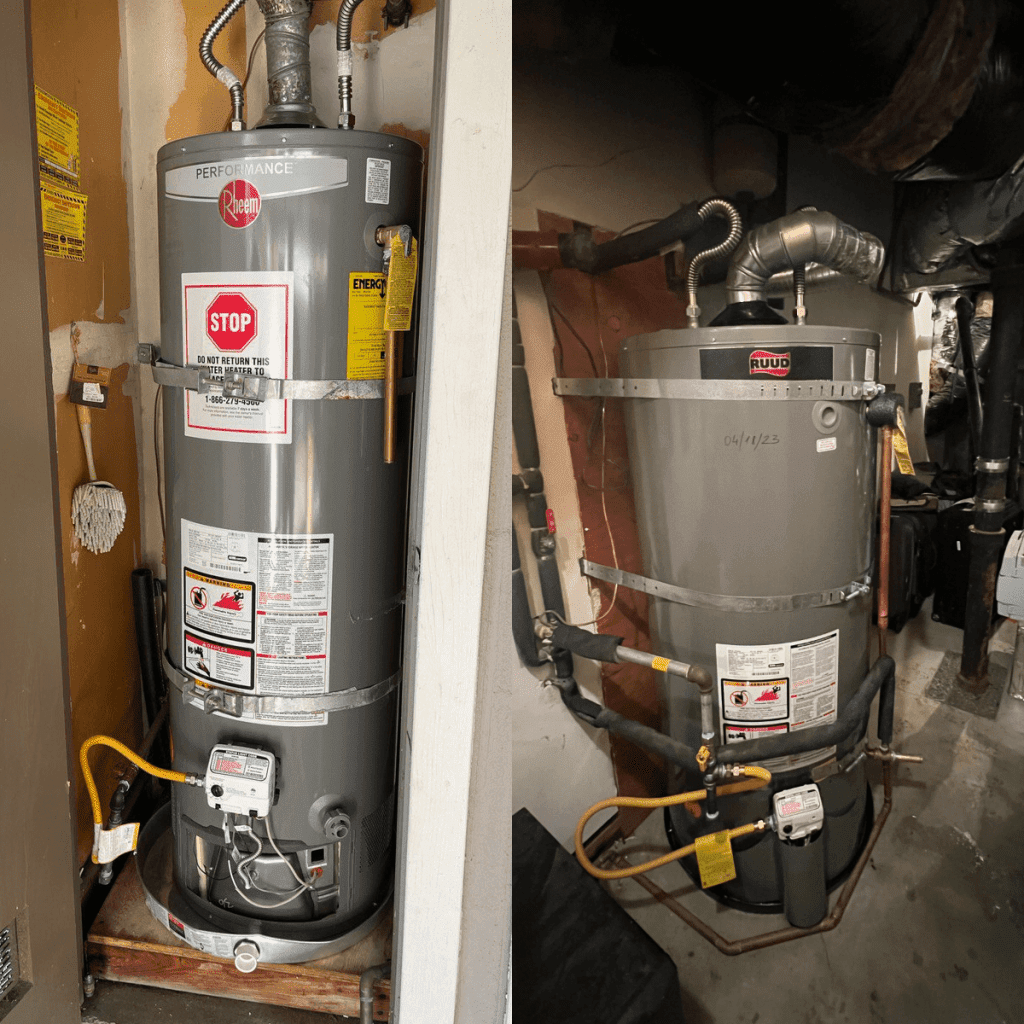 Stay cozy all year round with United Plumbing's top-notch Rheem water heater in Sunnyvale