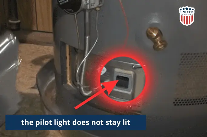 Pilot light is not burning