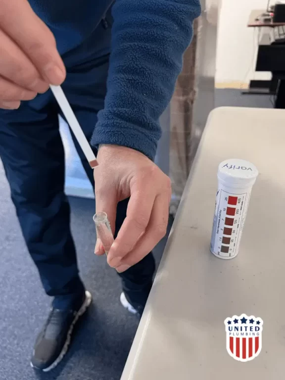 Dip the Testing Strip