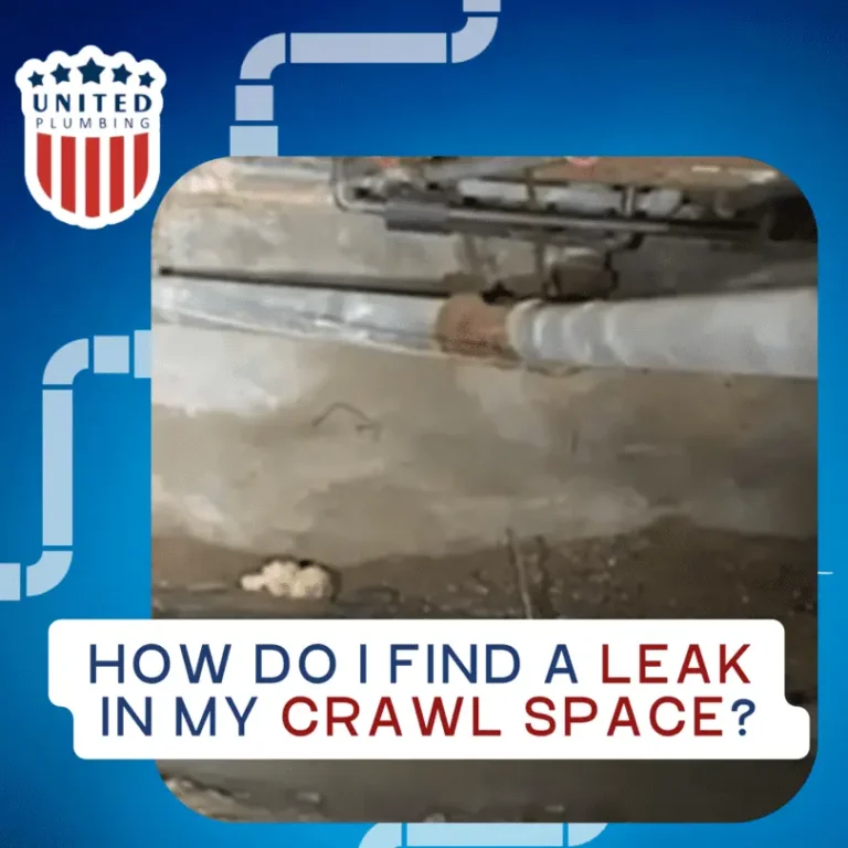 How do I find a leak in my crawl space?