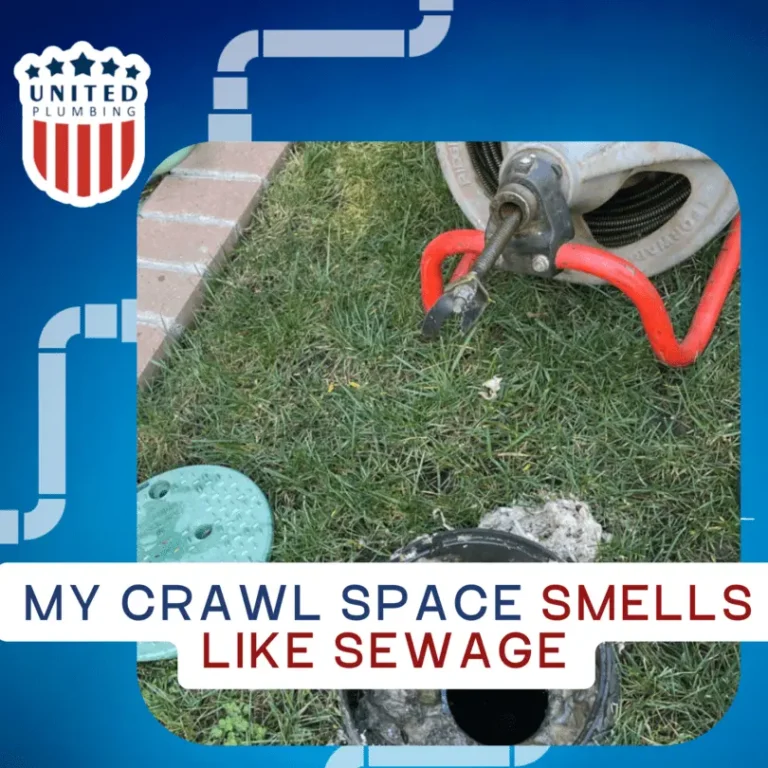 My crawl space smells like sewage 