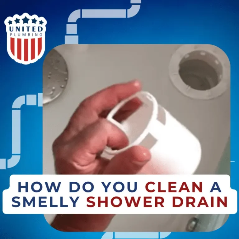 How do you clean a smelly shower drain