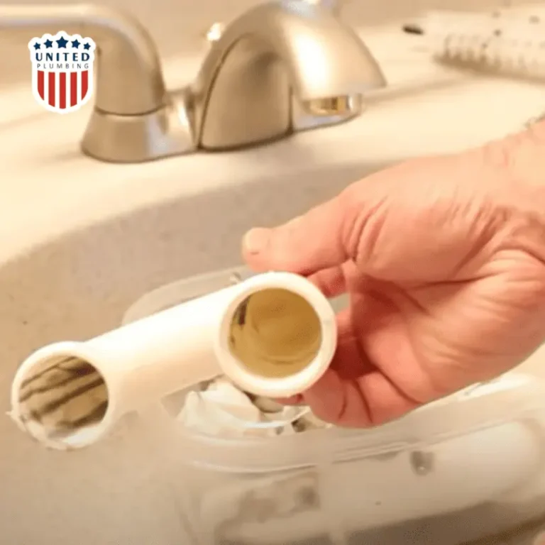 Cleaning a bathroom sink drain