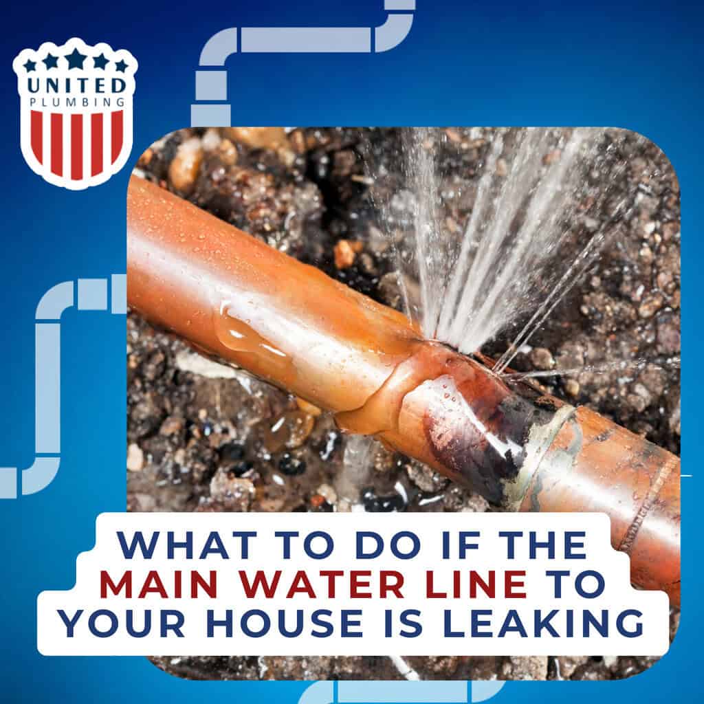 What to Do If the Main Water Line to House Is Leaking
