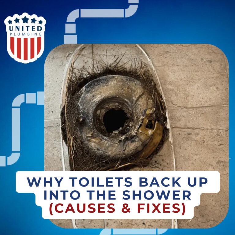 Why Toilets Back Up Into the Shower (and How to Fix It)